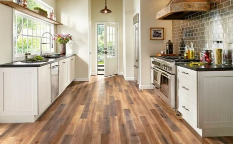 laminate flooring in kitchen